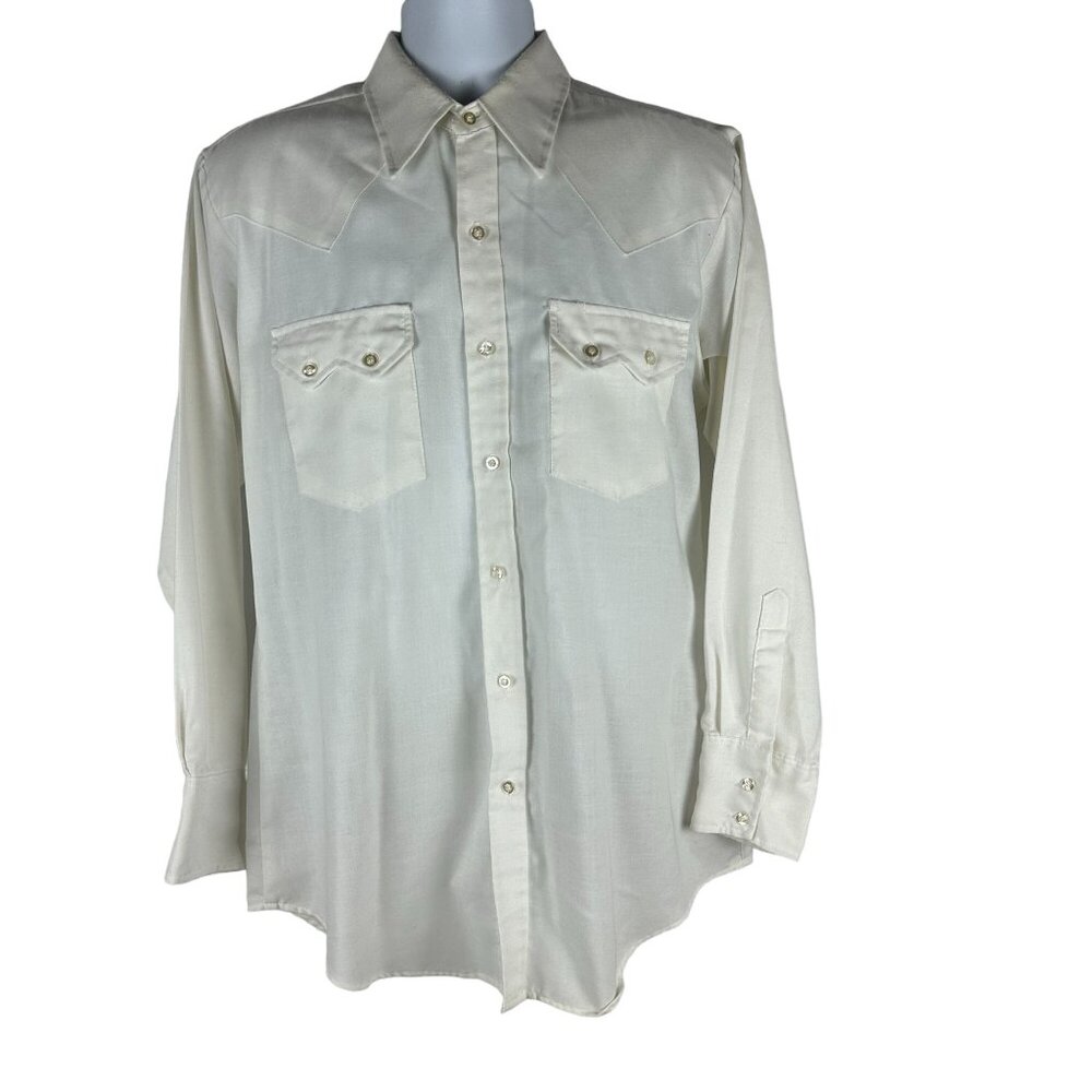 Dee Cee Brand Mens Authentic Western Wear Shirt Size 16-33 Long Sleeve Button